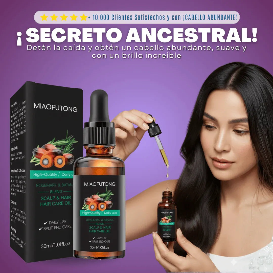 Aceite de Batana para el crecimiento del cabello 100% natural
